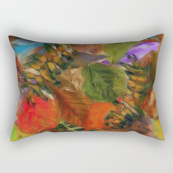 Autumn Leaf Fall 2 Rectangular Pillow