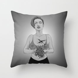 Here Throw Pillow