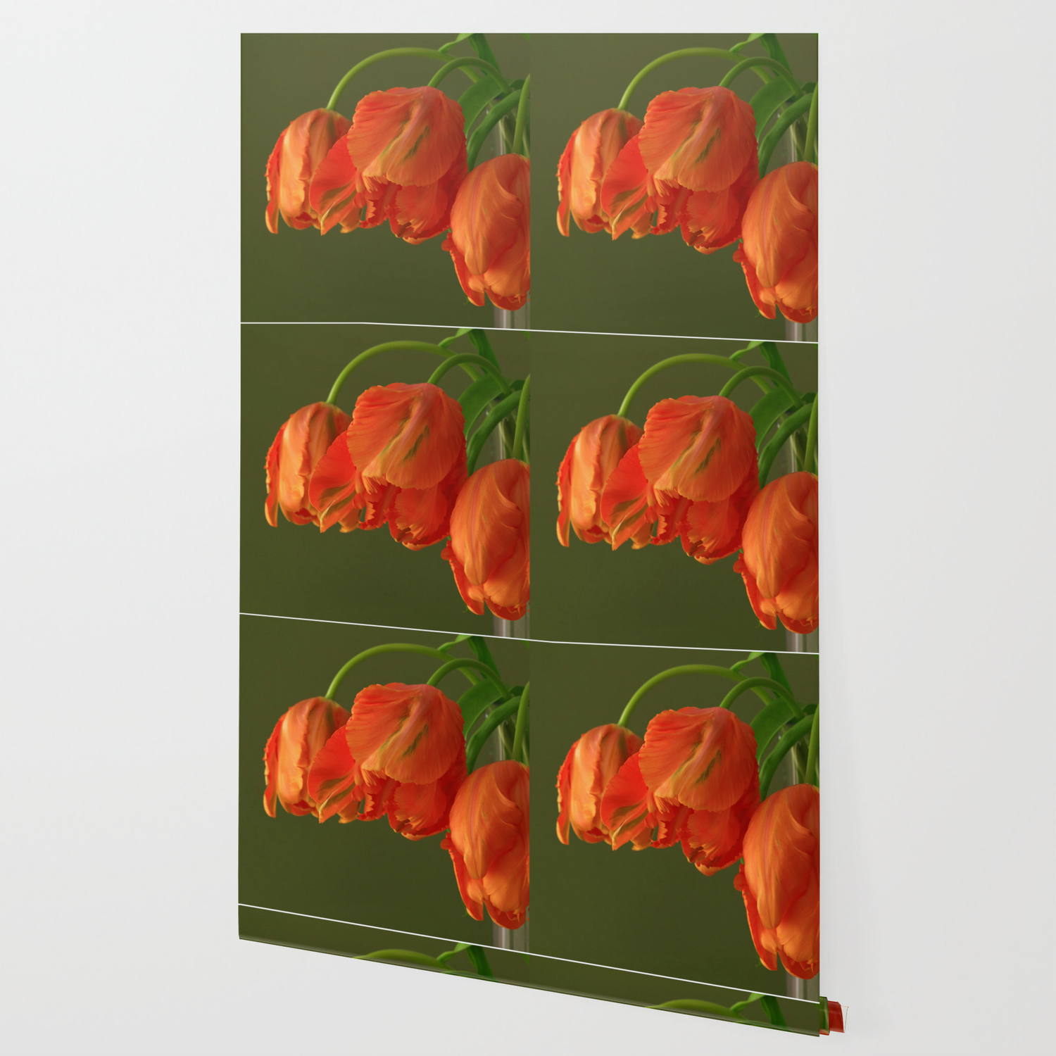 Avignon Parrot Tulips Wallpaper By Koroleva Society6