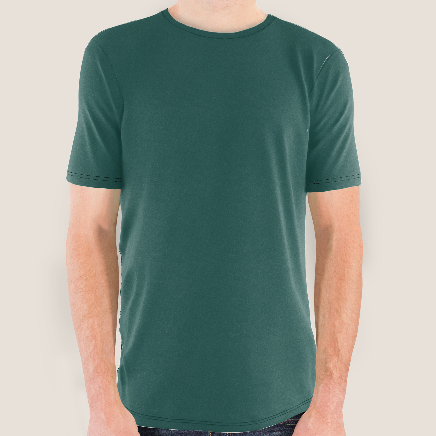 forest green graphic tee