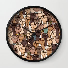 stand up - stand together Wall Clock