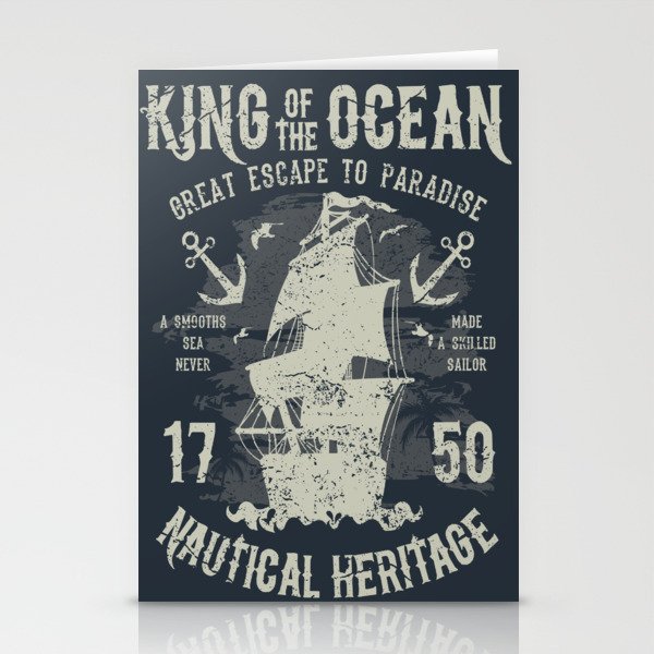 King of the Ocean Stationery Cards