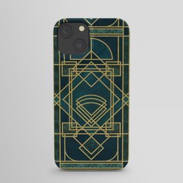 Art Deco Elegant Gatsby Style iPhone Case