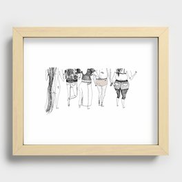 Butts Recessed Framed Print