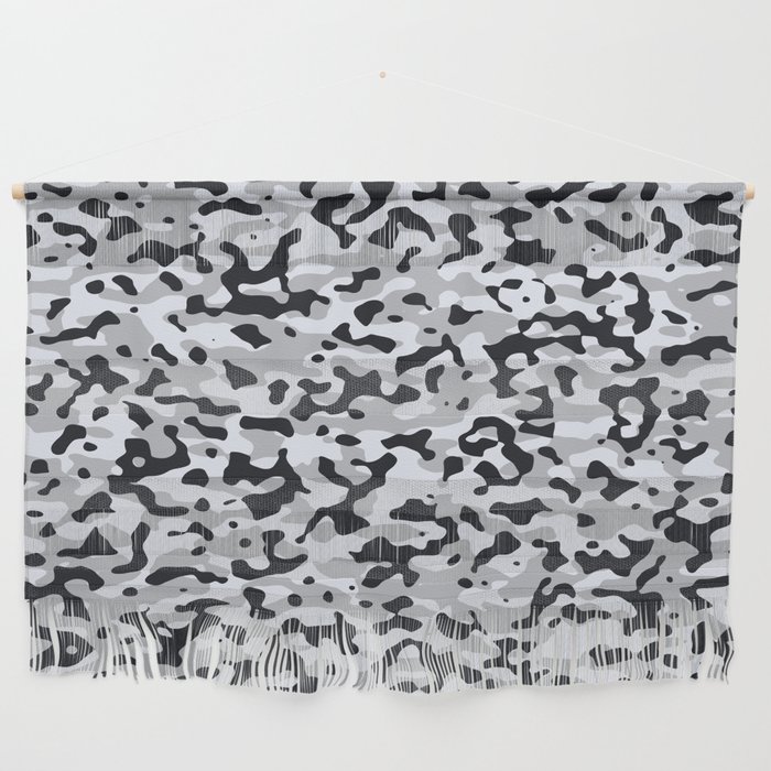 High contrast urban camouflage Wall Hanging