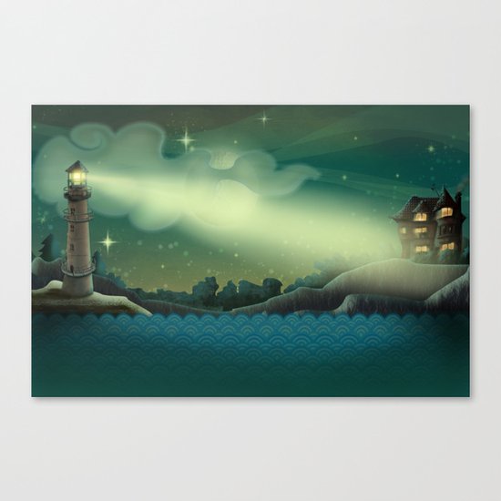 Sea landscape Canvas Print