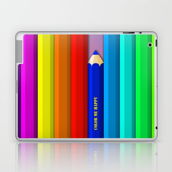 Color Me Happy :) Laptop & iPad Skin