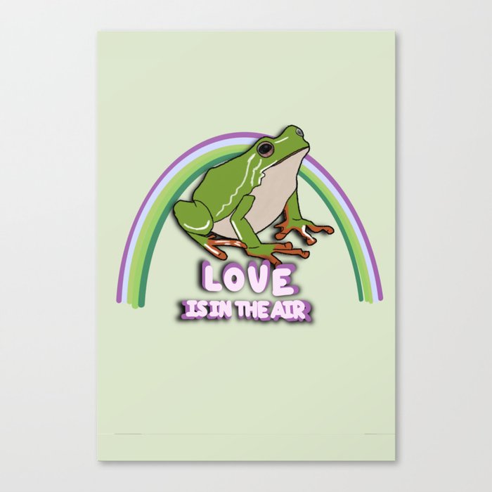 I love frogs  Canvas Print