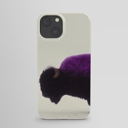 Purple Buffalo iPhone Case
