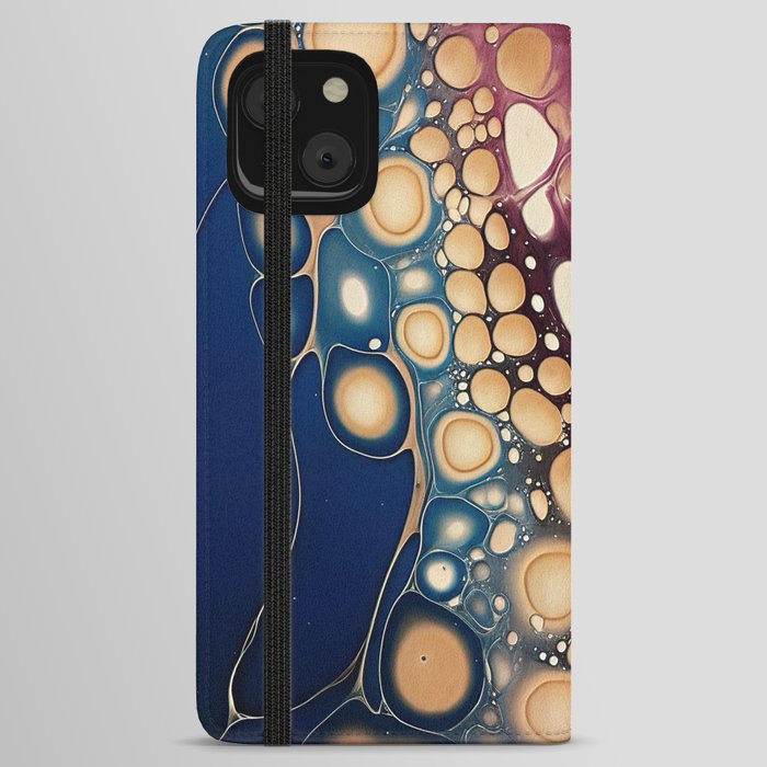 Liquid abstract painting #3 iPhone Wallet Case