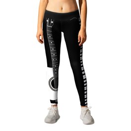 Guitar Piano Duo Leggings | Graphicdesign, Acoustic, Upright, Couple, Backdrop, Guitar, Event, Jazz, Pair, Grand 