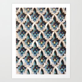 Moroccan Tile Pattern Art Print