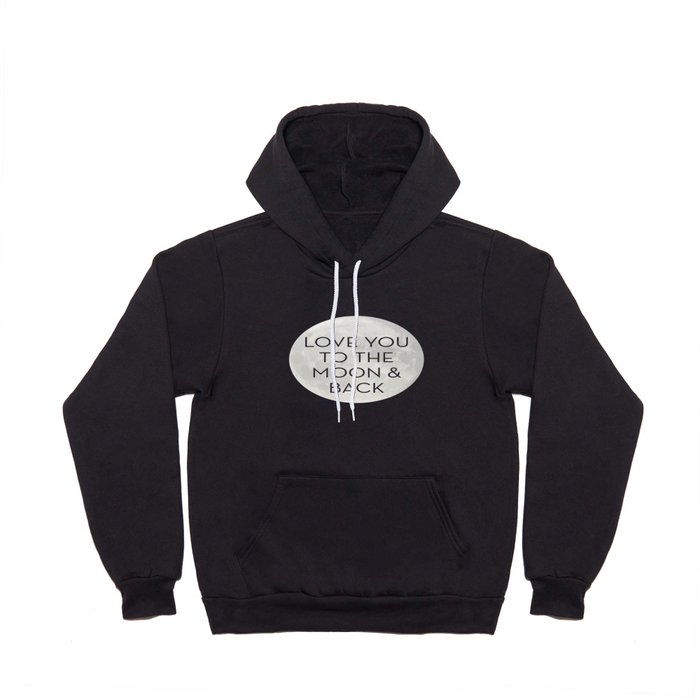 Love You to the Moon and Back - Navy Blue Hoody
