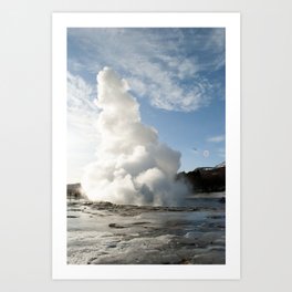 Geyser Art Print