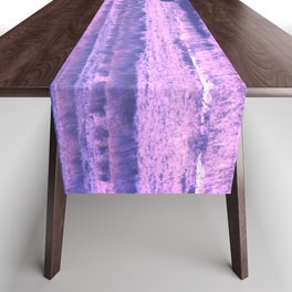 savannah lion in glow aesthetic landscape art abstract nature photography Table Runner