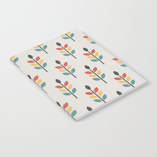 Leaf Pattern Notebook