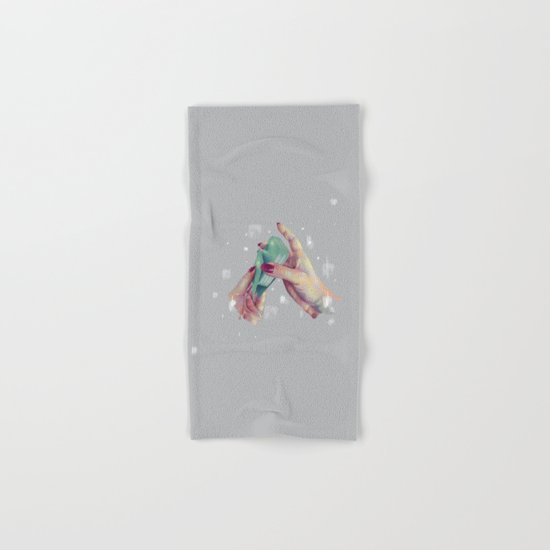 Hand Me the Card Hand & Bath Towel