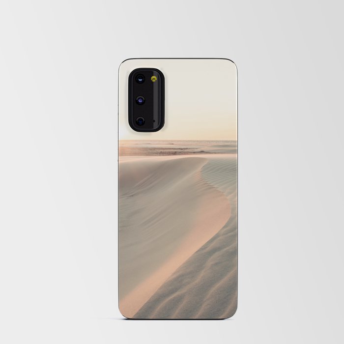 Sunset at Beach Sand Dunes Android Card Case
