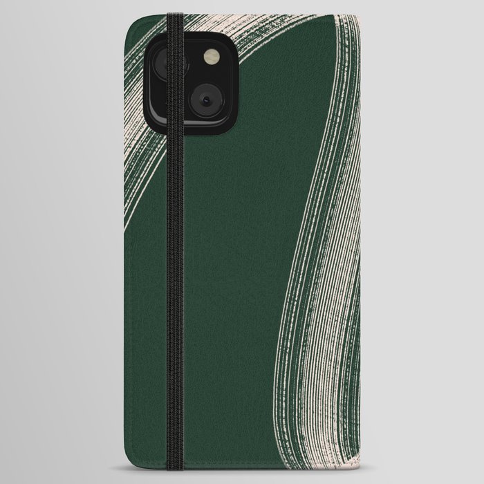 Minimal Line 98 Emerald iPhone Wallet Case