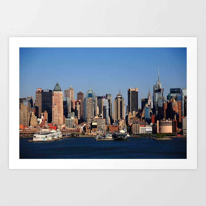 New York City Skyline 2012 #5 Art Print