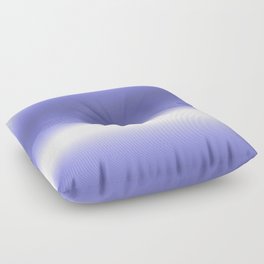 Periwinkle Blue Gradient Color Background-Ombre Pattern Floor Pillow