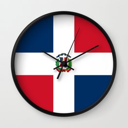 Bandera de la Republica Dominicana Wall Clock