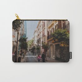 Spain Photography - Calm Street In Madrid Carry-All Pouch