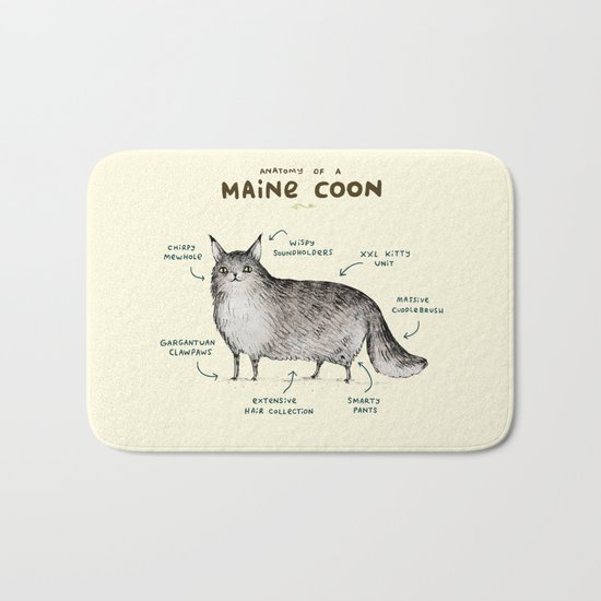 Anatomy of a Maine Coon Bath Mat