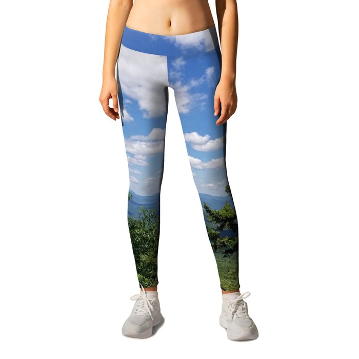 Valley View from Mountainside Leggings