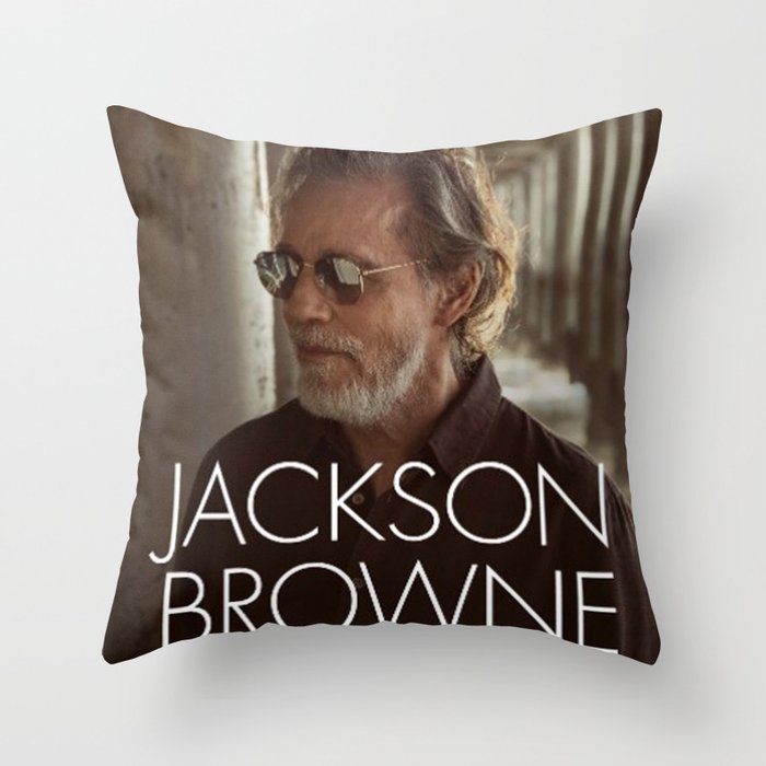 old jackson browne 2022 Throw Pillow
