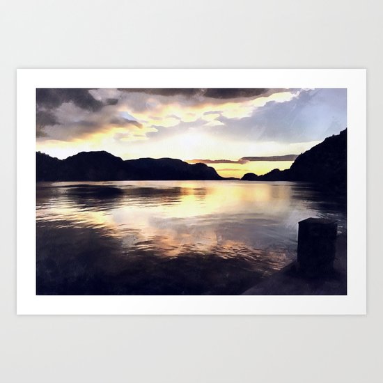 Icmeler Seascape Art Print