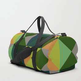 Oiwa - Colorful Green Decorative Abstract Art Pattern Duffle Bag
