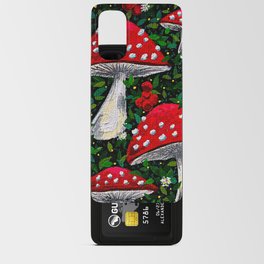 Red Mushrooms Android Card Case