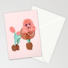 FUNKY POODLE Stationery Card
