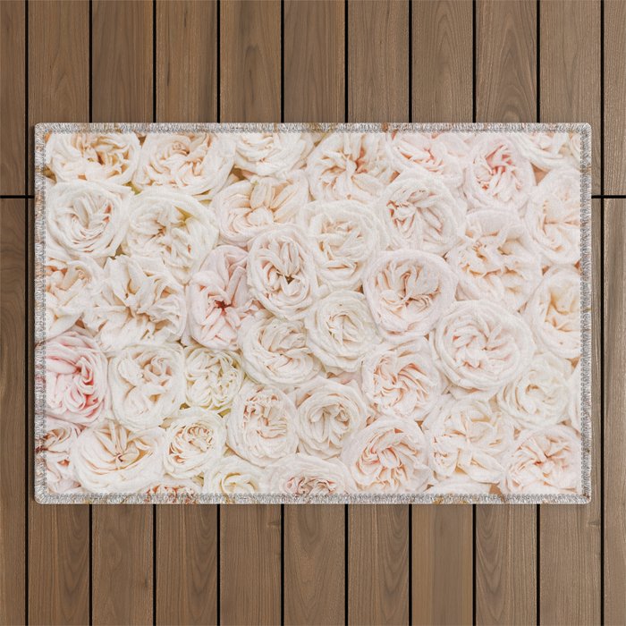 Ivory Rose Outdoor Rug