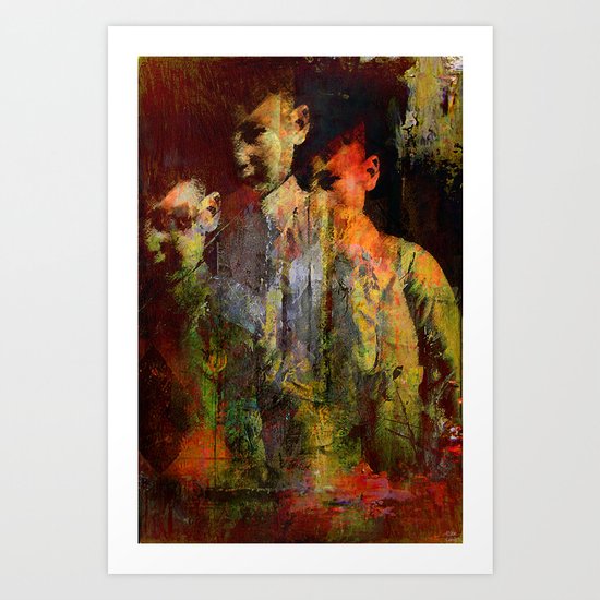 The ghost of the son Olsen Art Print