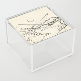 Line Wild Landscape 2 Acrylic Box