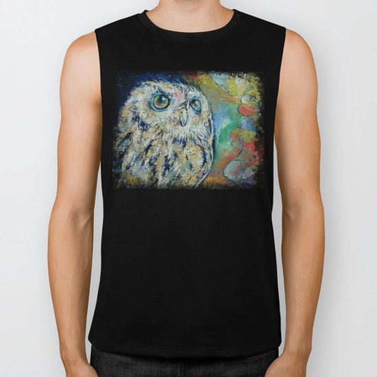 Owl Biker Tank
