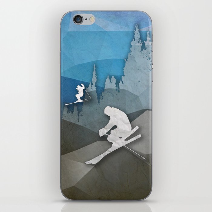 The Skiers iPhone Skin