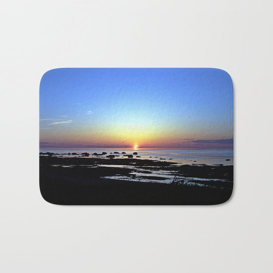 Wonderful Sunset Seascape Bath Mat