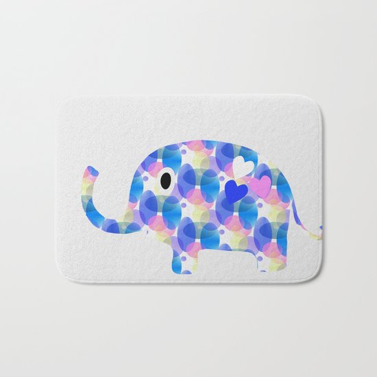 Ella The Elephant Bath Mat