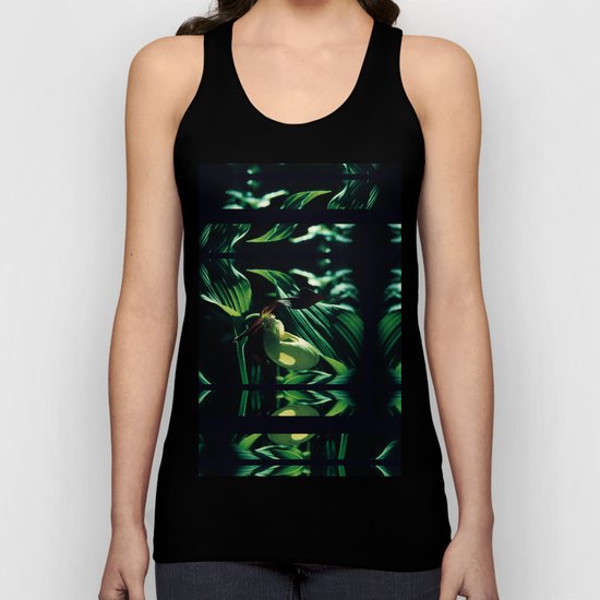 Flower in the Moonlight #3 #Lady's Slipper Unisex Tank Top