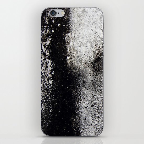 Negro sobre Blanco iPhone & iPod Skin