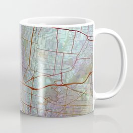 Melbourne Australia Street Map Urban Coffee Mug