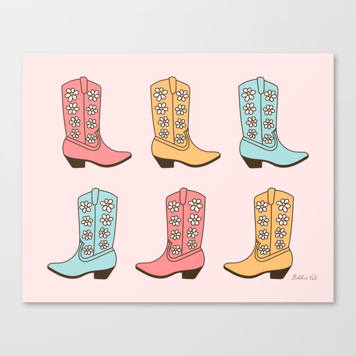 Pastel cheap cowboy boots