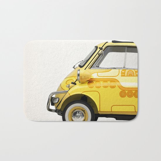 Yellow Submaretta Bath Mat