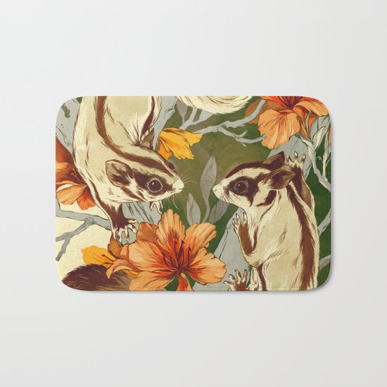 Sugar Gliders Bath Mat
