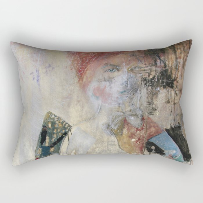 Women who run with wolves I. Baba Jaga Rectangular Pillow