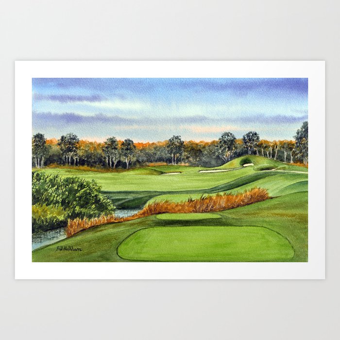 Indian River Preserve Golf Course Florida Art Print