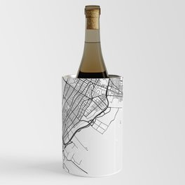 Jersey City New Jersey city map Wine Chiller